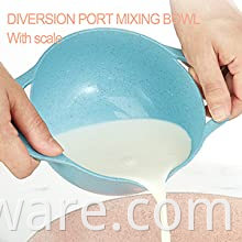 10 pieces Set food grade PP material Colourful Mixing Bowl Set measuring bowls set